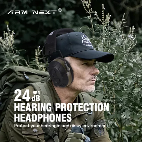 Casque antibruit Bluetooth 5.3 32dB – tir, chasse, militaire, 200h autonomie