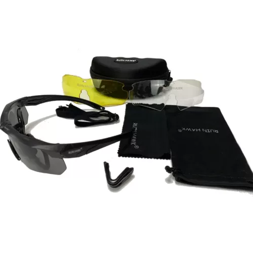 Alternative view of Lunettes de tir polarisées tactiques homme – protection UV sport extérieur