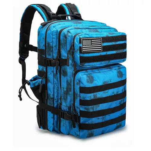 Alternative view of Sac à dos tactique étanche 45L – randonnée, chasse, militaire, camouflage