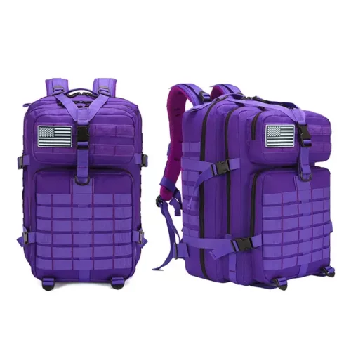 Sac à dos tactique 50L imperméable – grande capacité militaire noir