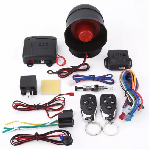 Alarme voiture universelle avec télécommande – système antivol sans fil 12V