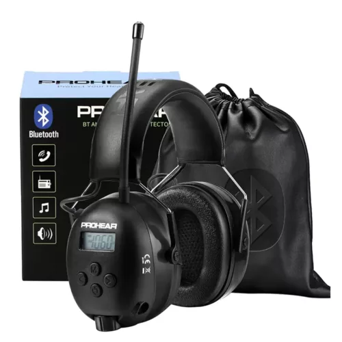 Casque anti bruit chasse​ ZOHAN casque électronique 5.0 Bluetooth cache-oreilles Protection auditive