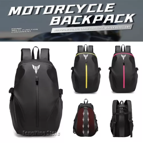 Sac à dos moto étanche grande capacité – rangement casque compatible Yamaha MT