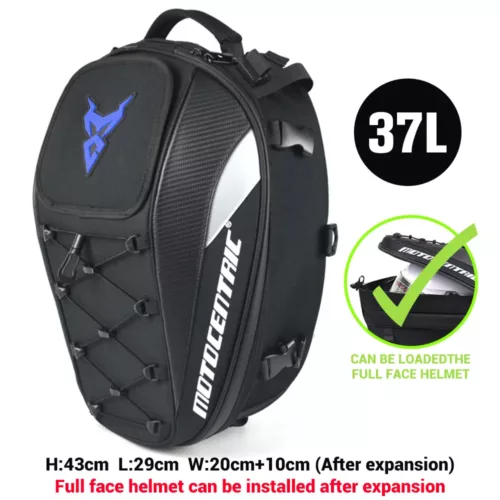 Sac arrière étanche moto – multifonction casque ou sac à dos motard polyvalent