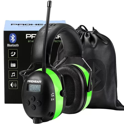 Casque antibruit électronique Bluetooth 5.0 rechargeable – protection auditive chasse