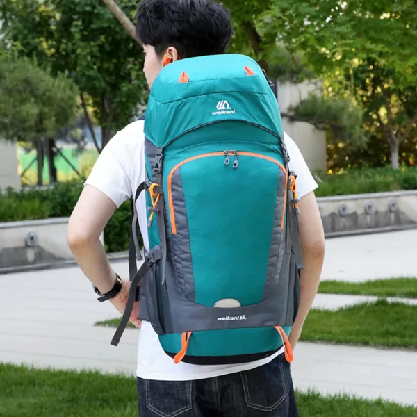 Sac à dos randonnée 65L imperméable avec housse pluie – résistant et léger – Image 14