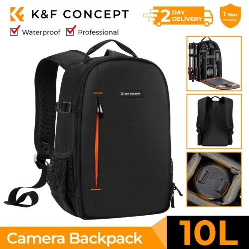 Sac à dos photo étanche avec compartiments modulables – pour reflex DSLR et trépied