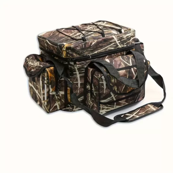 Sac de pêche pour homme grande capacité – motif camouflage et multiples poches