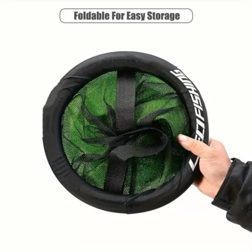 Bourriche de pêche avec panier, filet et flotteur – rangement poissons pratique