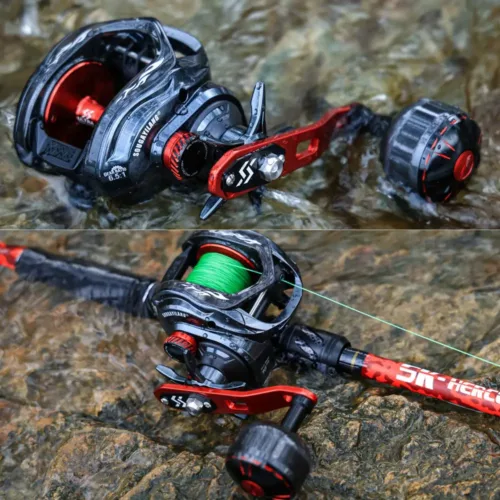 Moulinet casting 9+1 roulements inox anticorrosion – frein carbone 16 kg mer et eau salée