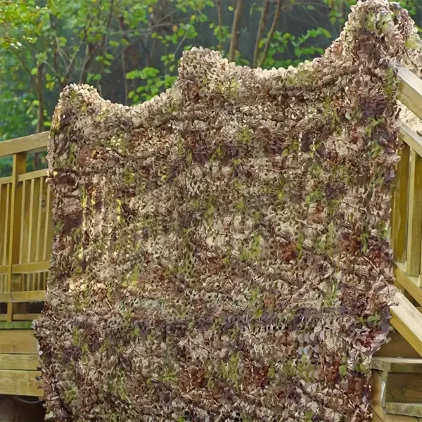 Filet de camouflage bionique motif forêt – idéal chasse, déco ou abri extérieur