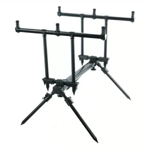Support canne à pêche trépied aluminium robuste – maintien stable et pliable
