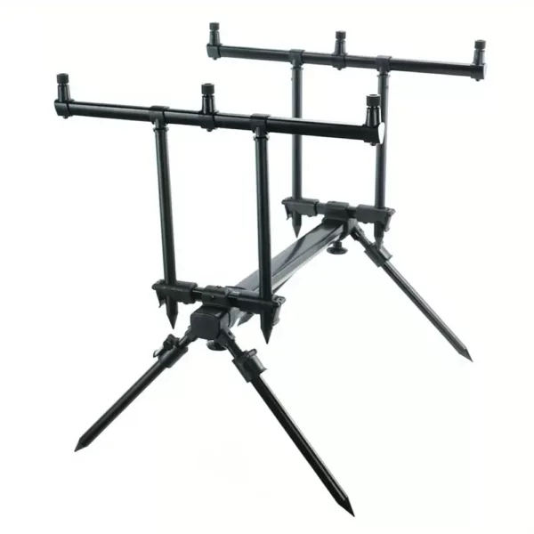 Support canne à pêche trépied aluminium robuste – maintien stable et pliable