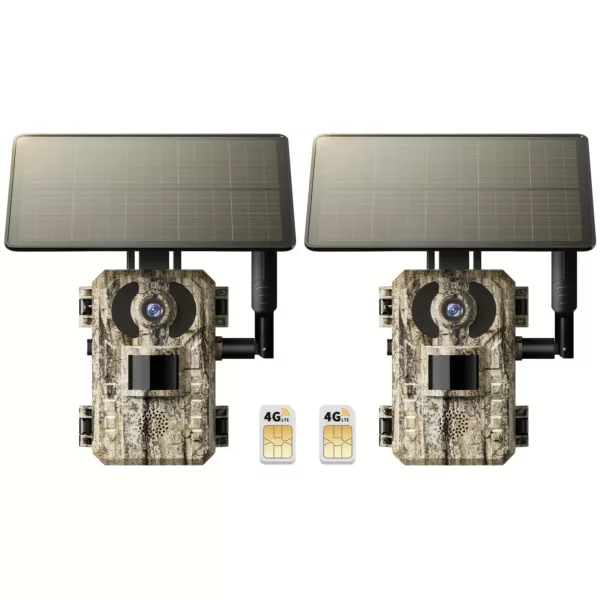 Caméra de chasse Solaire 4G LTE HD avec vision nocturne – détection de mouvement – Image 2