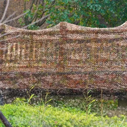 Filet de camouflage bionique motif forêt – idéal chasse, déco ou abri extérieur
