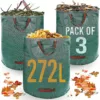 Sacs à déchets de jardin renforcés – lot de 3 résistants et réutilisables