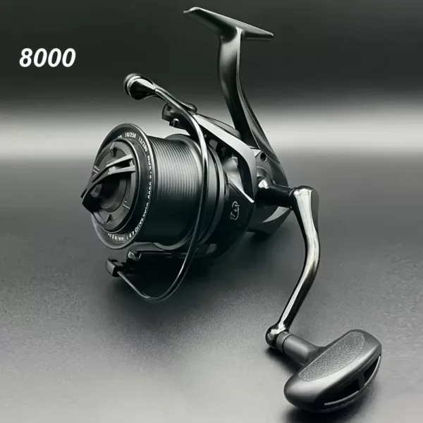 Moulinet de pêche longue distance série 8000-14000 – frein puissant et fluide