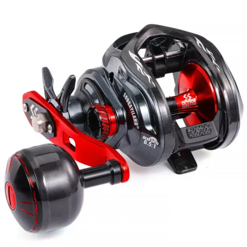 Moulinet de pêche lancer rapide 6.5:1 - 10 roulements inox anticorrosion mer/eau salée