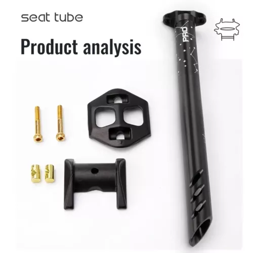 Tige de selle télescopique vélo route et VTT en alliage d'aluminium léger