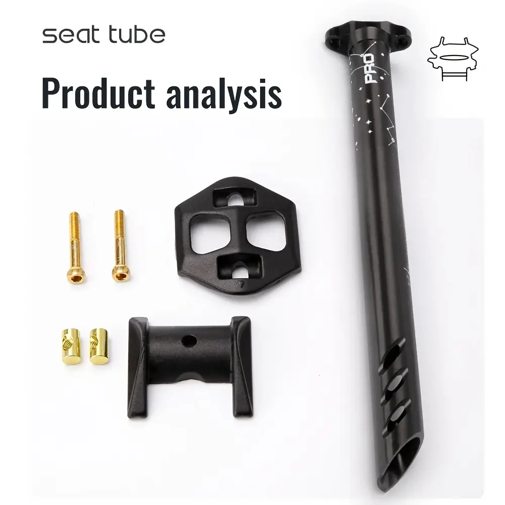 Tige de selle télescopique vélo route et VTT en alliage d'aluminium léger