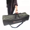 Sac fourreau de pêche militaire vintage avec fermeture éclair renforcée