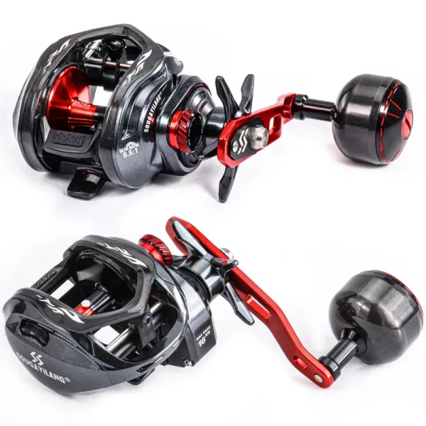 Moulinet de pêche lancer rapide 6.5:1 - 10 roulements inox anticorrosion mer/eau salée
