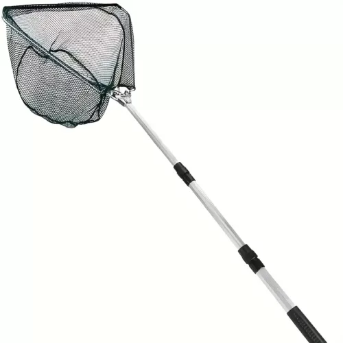 Épuisette de pêche pliable ultra-légère avec manche aluminium ergonomique