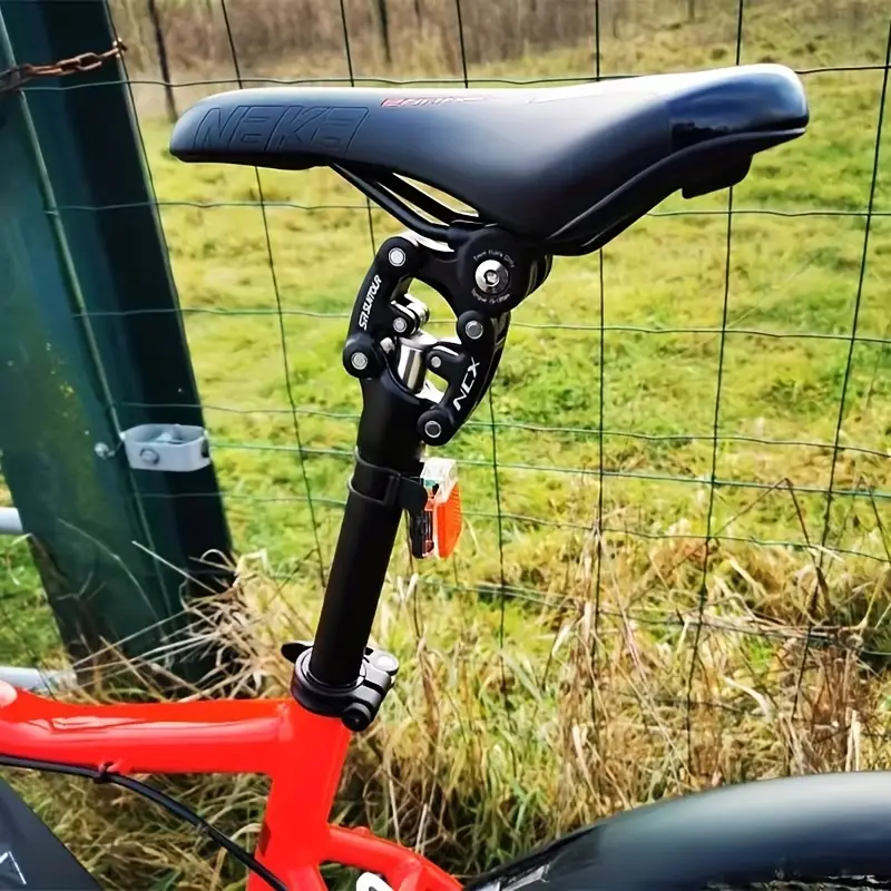 Tige de selle télescopique à suspension – réglage 3 positions pour VTT