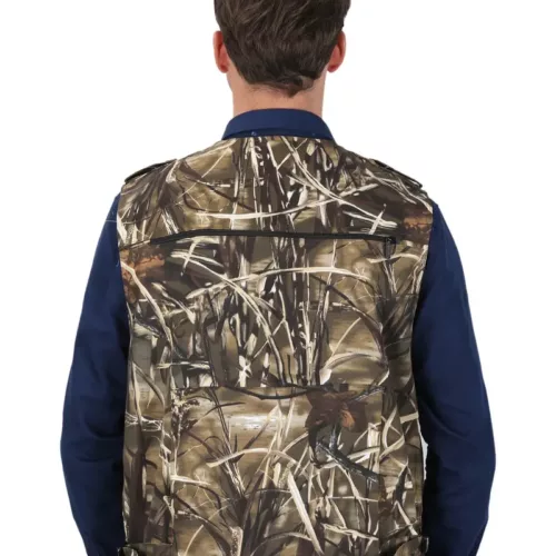 Alternative view of Gilet multipoches zippé pour homme – style utilitaire léger beige