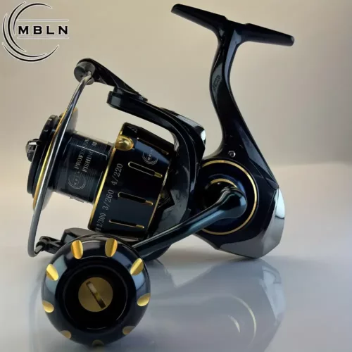 Moulinet de pêche antirouille 5+1 roulements – alliage léger eau douce/salée