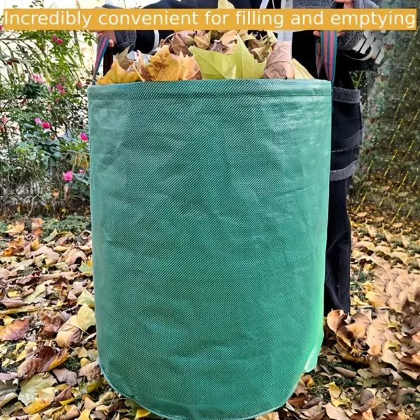 Sacs de jardin réutilisables avec poignées – lot de 3 pour déchets verts