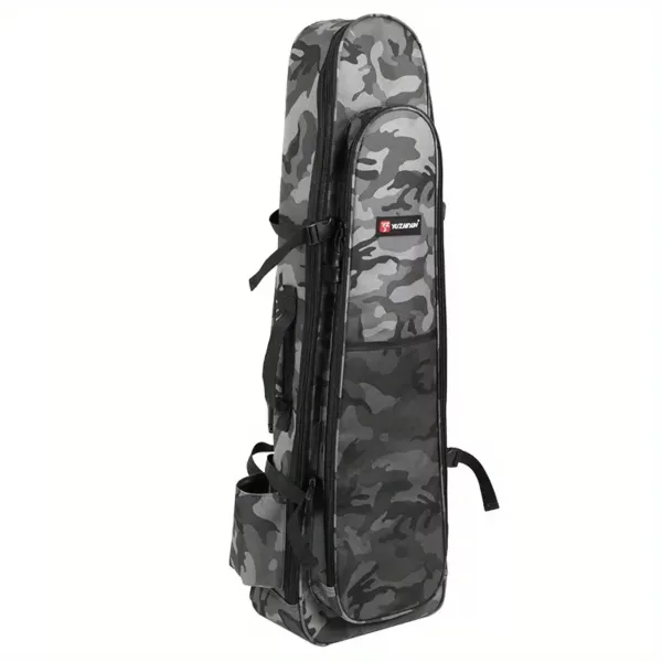 Sac à cannes à pêche rigide avec bretelles doubles – rangement multi-compartiments
