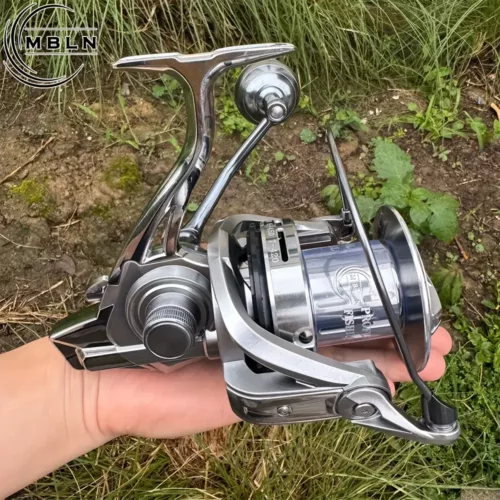 Moulinet spinning en métal longue distance – robuste et fluide pour pêche sportive