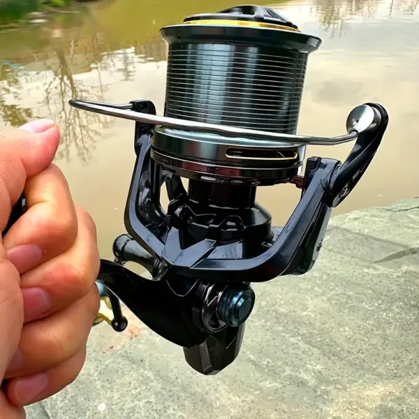 Moulinet de pêche métal 18+1BB – ultra fluide, haute capacité 30kg traction