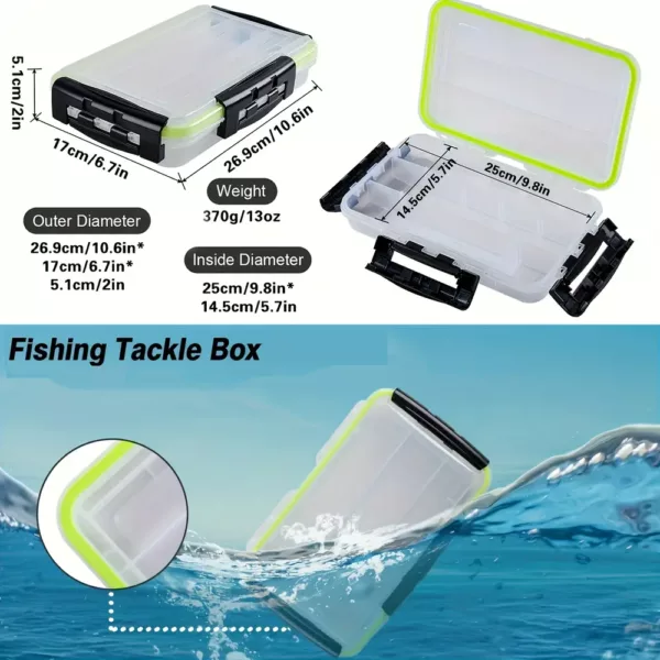 Sac de pêche multifonction avec bretelles – rangement matériel et accessoires