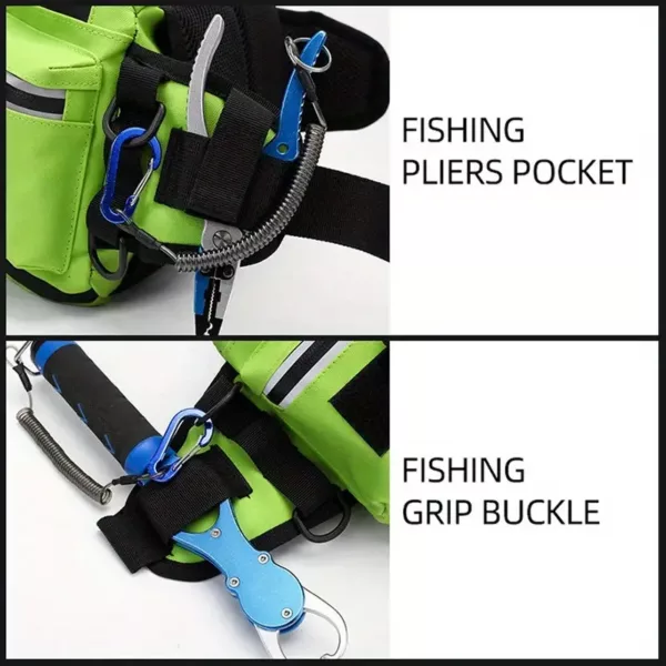 Sac de pêche à bandoulière multi-poches – rangement pratique pour leurres et accessoires
