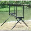 Support canne à pêche trépied aluminium robuste – maintien stable et pliable