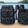 Sac à dos de pêche avec porte-cannes et 4 boîtes de rangement incluses