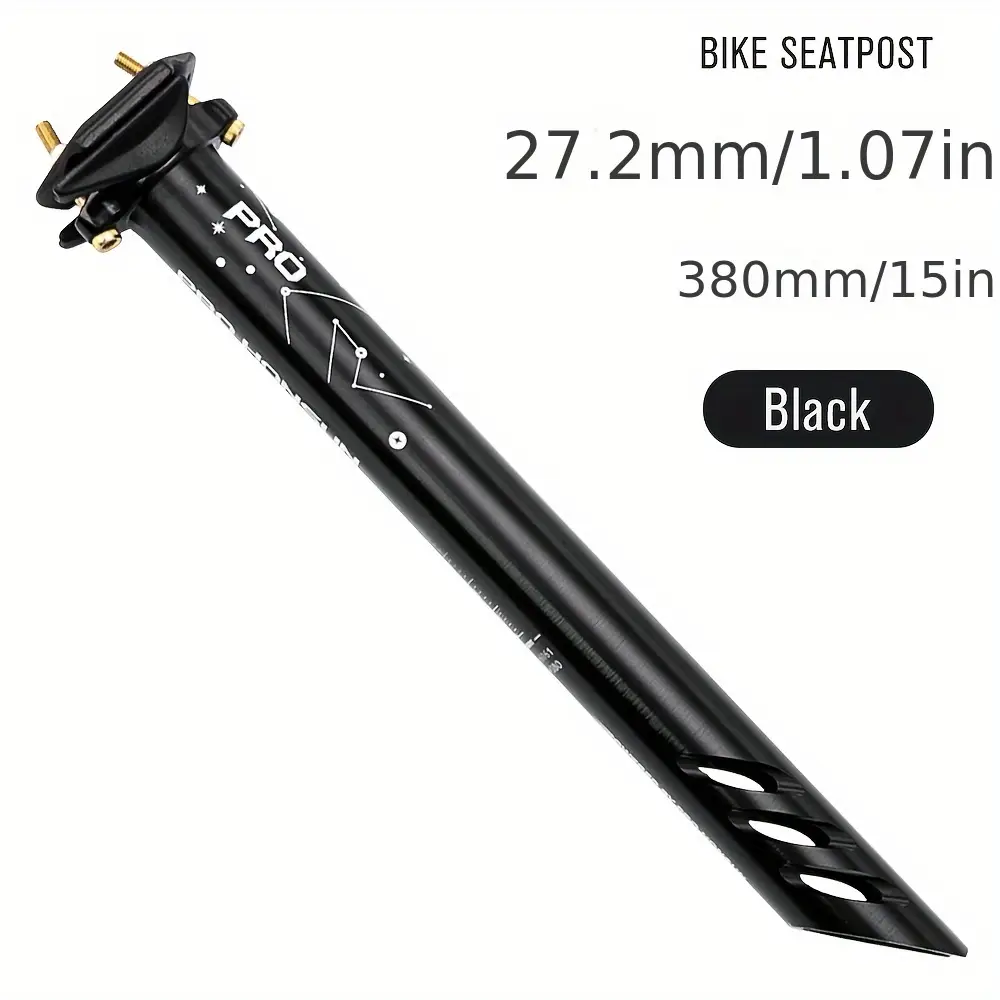 Tige de selle télescopique vélo route et VTT en alliage d'aluminium léger