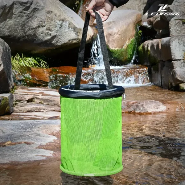 Panier de pêche flottant pour poissons – filet maillage nylon robuste