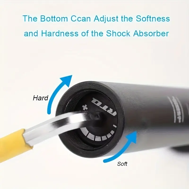 Tige de selle télescopique suspendue pour VTT – confort et amorti renforcé