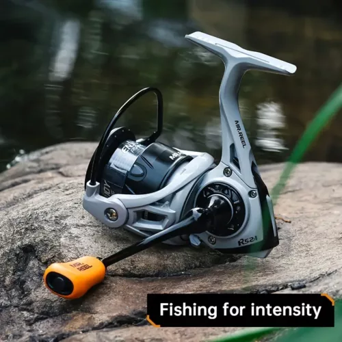 Moulinet de pêche à rotation fluide 5+1 roulements – frein puissant et précis