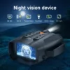 Jumelles vision nocturne HD 4K avec enregistrement vidéo 1080P et écran LCD 3"