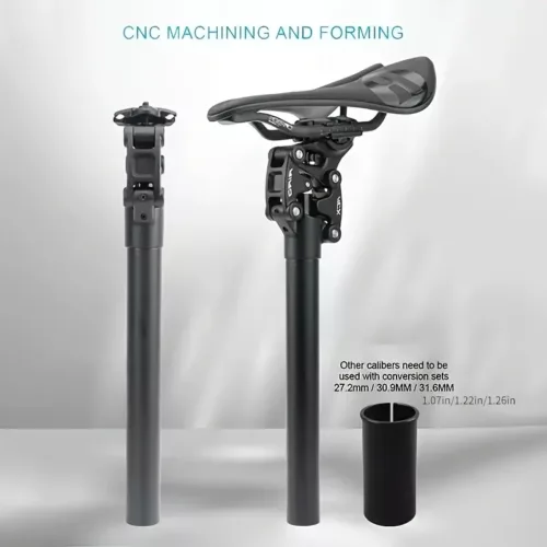 Tige de selle télescopique suspendue pour VTT – confort et amorti renforcé