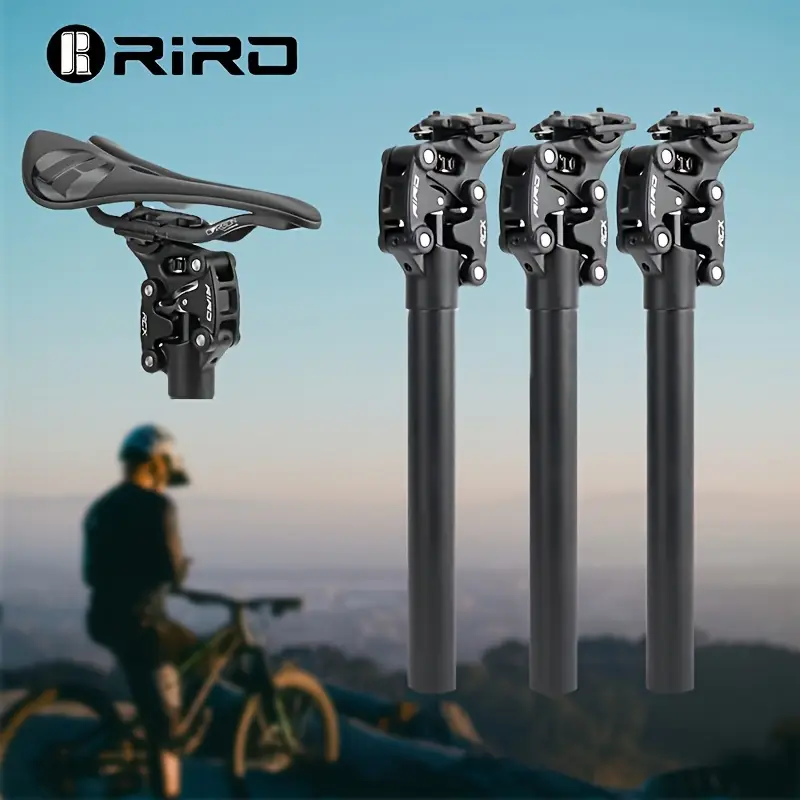 Tige de selle télescopique suspendue pour VTT – confort et amorti renforcé