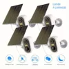Caméras de surveillance solaires sans fil – pack de 4 avec détection de mouvement