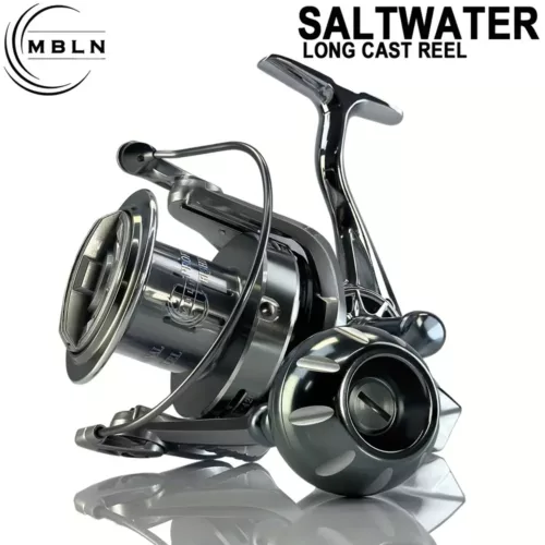 Moulinet spinning en métal longue distance – robuste et fluide pour pêche sportive