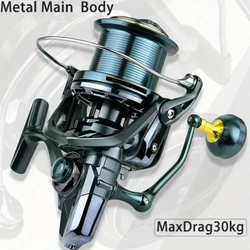 Moulinet de pêche haute résistance 30 kg – longue portée eau douce et salée