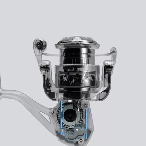 Moulinet spinning longue distance Megajaws – haute performance pour pêche au lancer