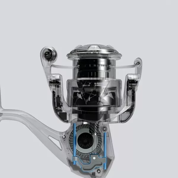 Moulinet spinning longue distance Megajaws – haute performance pour pêche au lancer